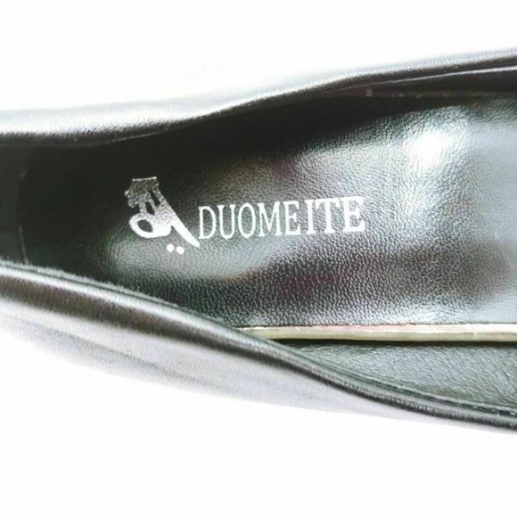 Duomeite Classic Pump Kitten‎ Heels Shoes EU 42 New - Picture 8 of 10